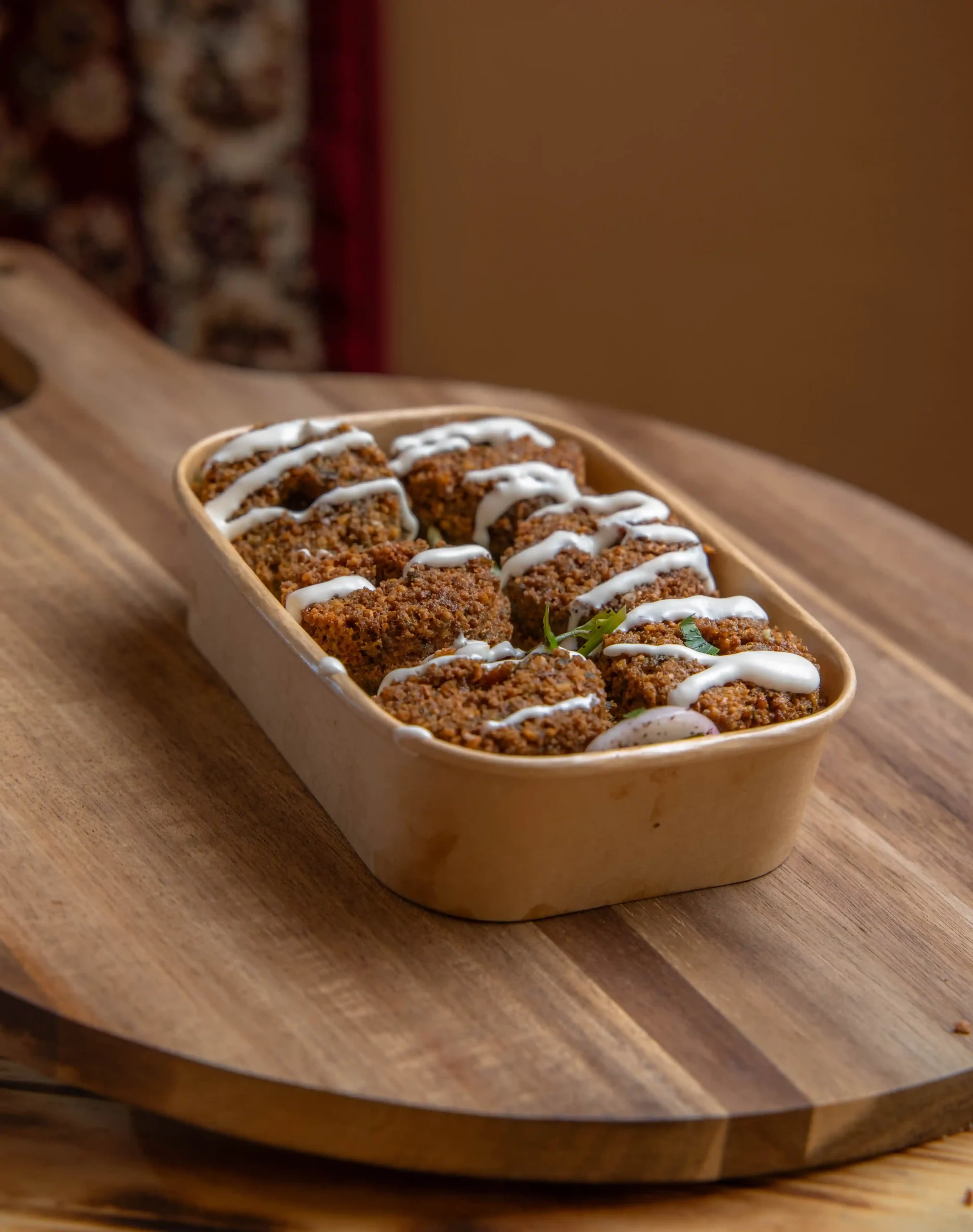 Plato de falafel